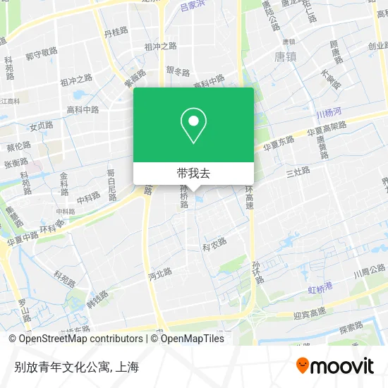 别放青年文化公寓地图