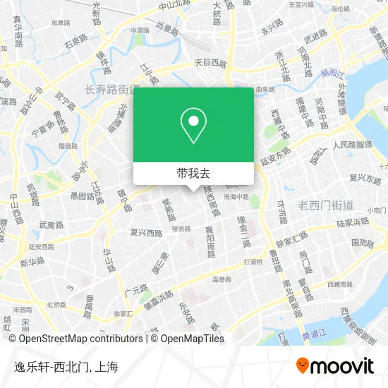 逸乐轩-西北门地图