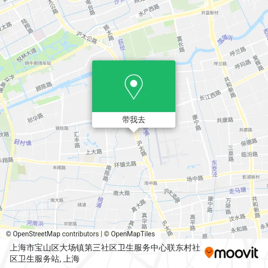 上海市宝山区大场镇第三社区卫生服务中心联东村社区卫生服务站地图
