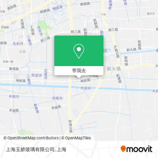上海玉娇玻璃有限公司地图