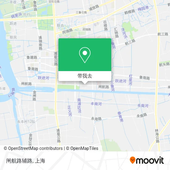 闸航路辅路地图