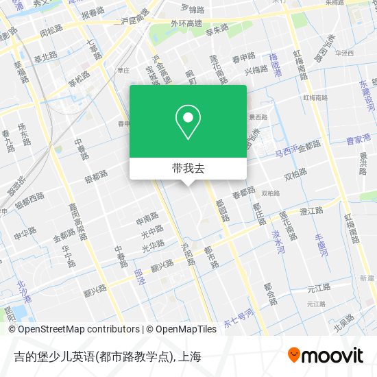 吉的堡少儿英语(都市路教学点)地图