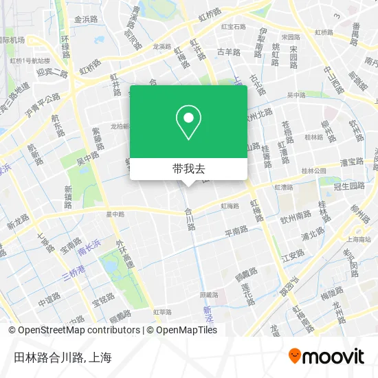 田林路合川路地图