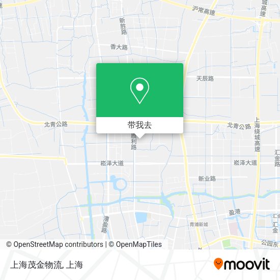 上海茂金物流地图
