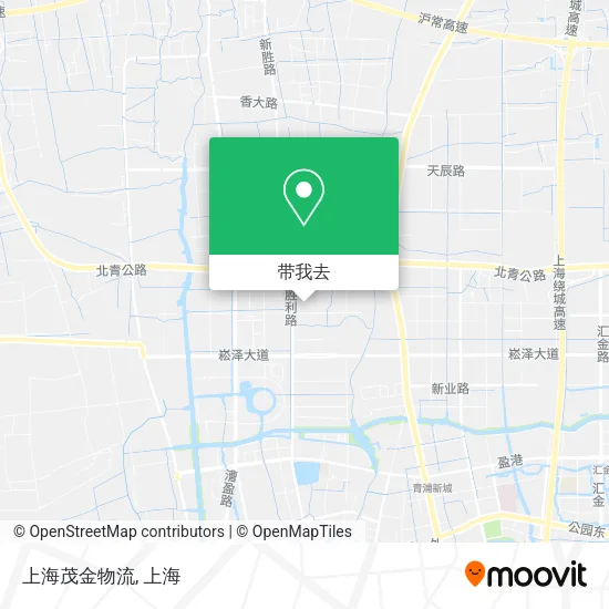上海茂金物流地图