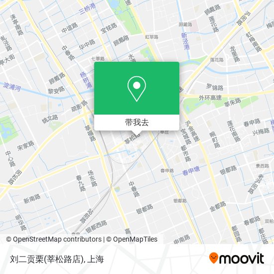 刘二贡栗(莘松路店)地图