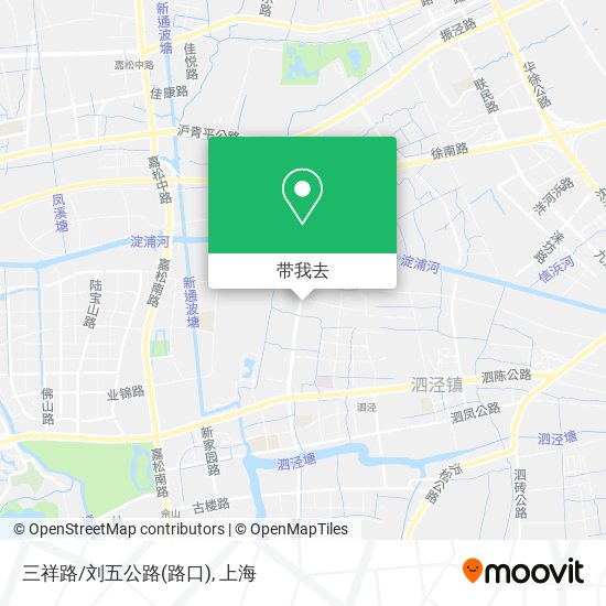 三祥路/刘五公路(路口)地图
