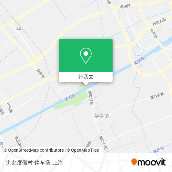 浏岛度假村-停车场地图