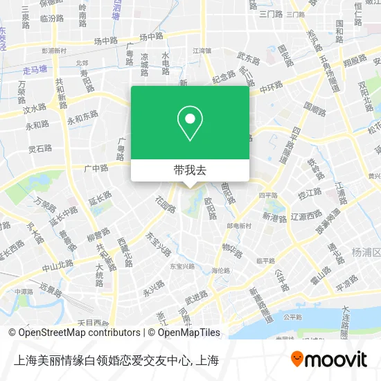 上海美丽情缘白领婚恋爱交友中心地图