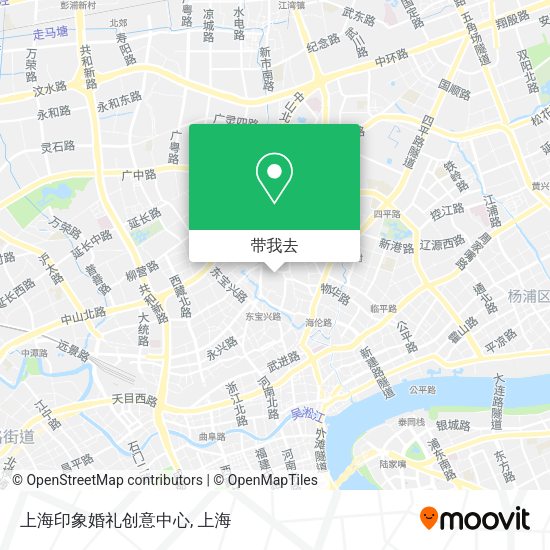 上海印象婚礼创意中心地图