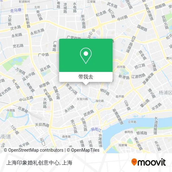 上海印象婚礼创意中心地图