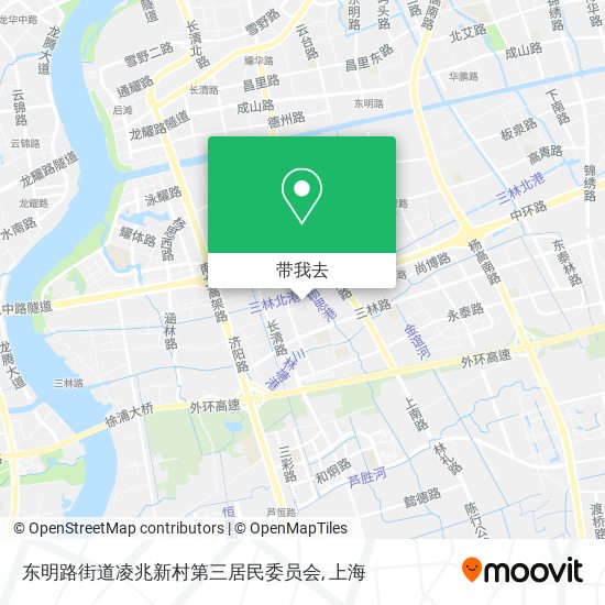 东明路街道凌兆新村第三居民委员会地图