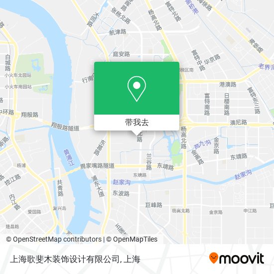 上海歌斐木装饰设计有限公司地图