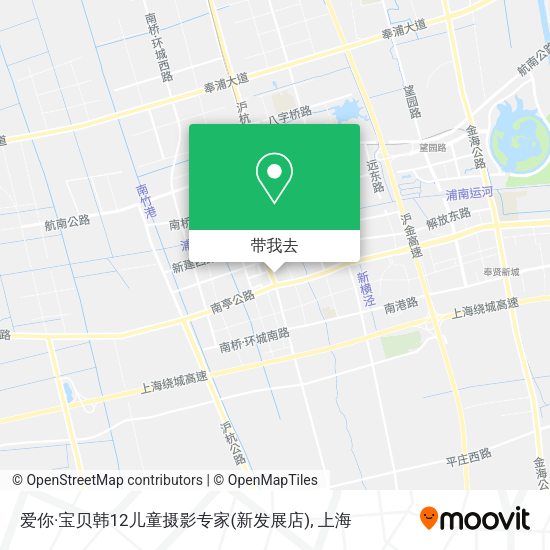 爱你·宝贝韩12儿童摄影专家(新发展店)地图