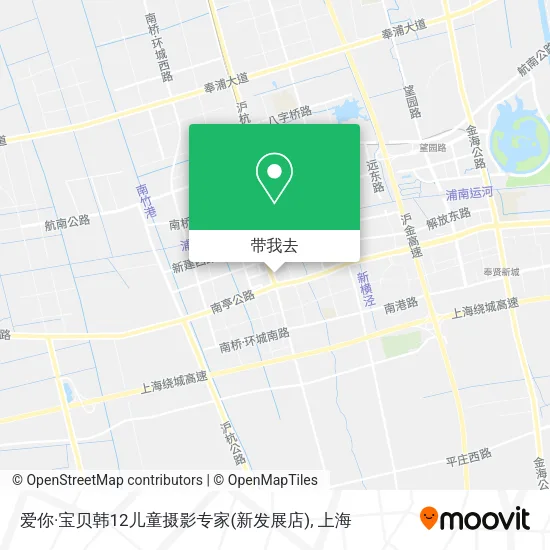 爱你·宝贝韩12儿童摄影专家(新发展店)地图