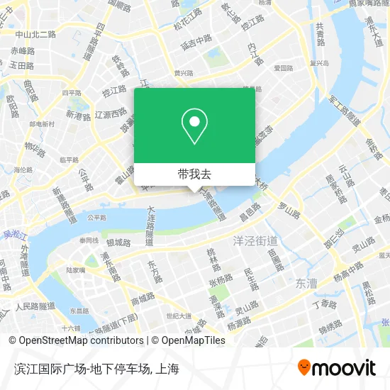 滨江国际广场-地下停车场地图