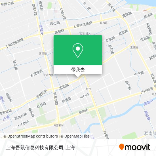 上海吾鼠信息科技有限公司地图