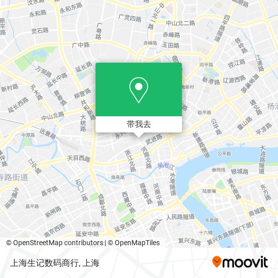 上海生记数码商行地图