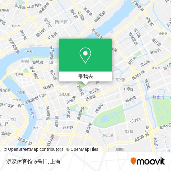 源深体育馆-6号门地图