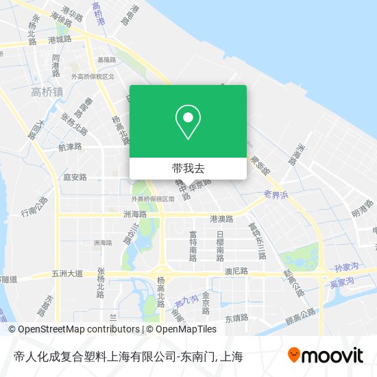 帝人化成复合塑料上海有限公司-东南门地图