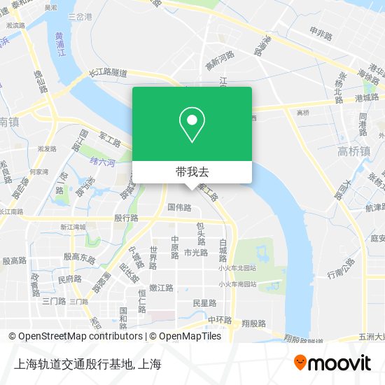 上海轨道交通殷行基地地图
