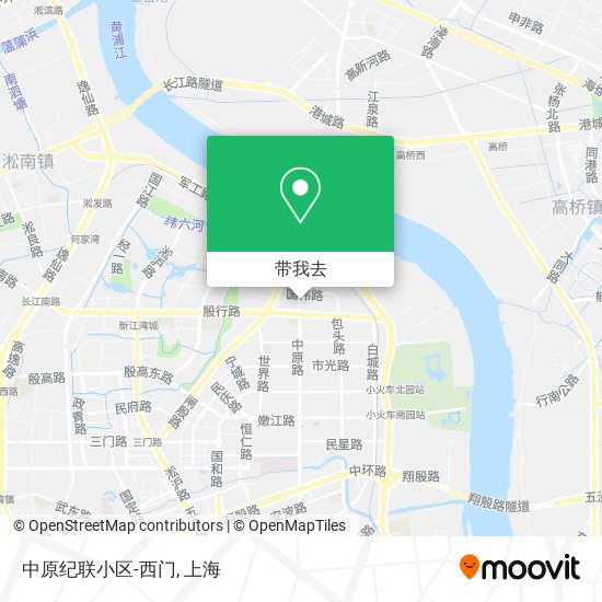 中原纪联小区-西门地图