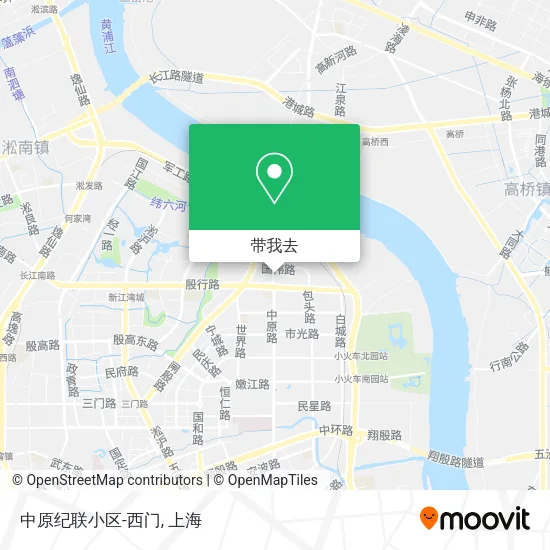 中原纪联小区-西门地图