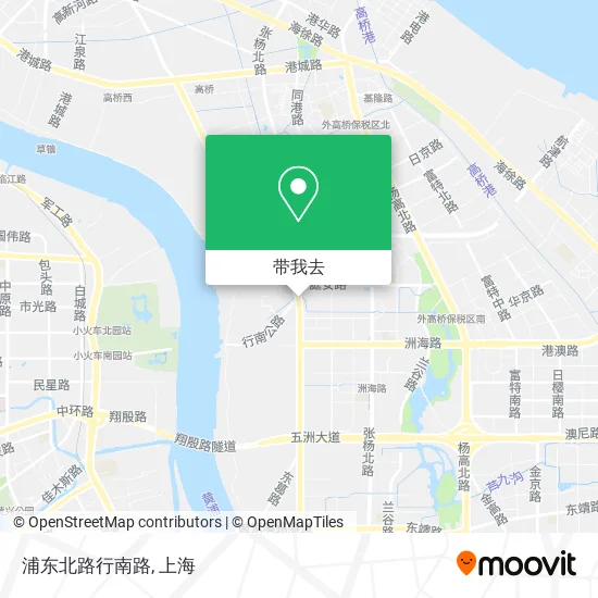 浦东北路行南路地图