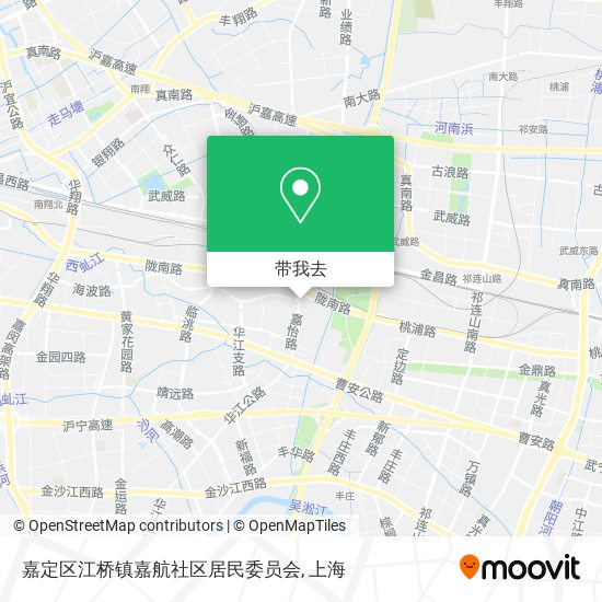 嘉定区江桥镇嘉航社区居民委员会地图