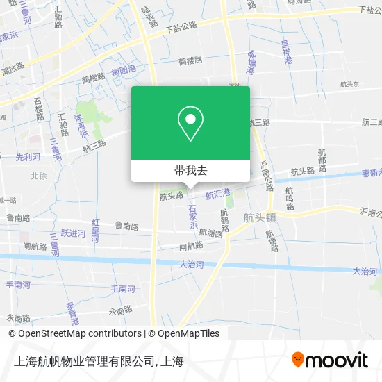 上海航帆物业管理有限公司地图