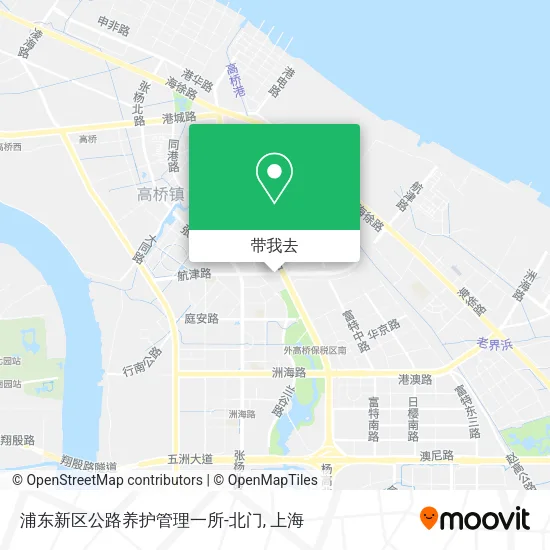 浦东新区公路养护管理一所-北门地图