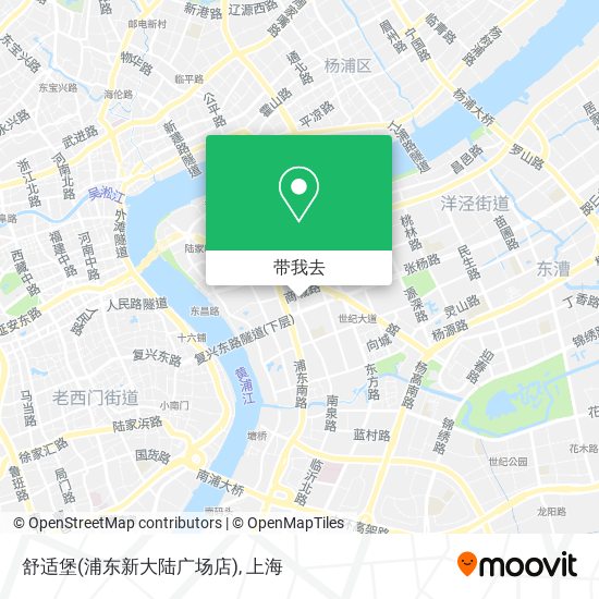 舒适堡(浦东新大陆广场店)地图