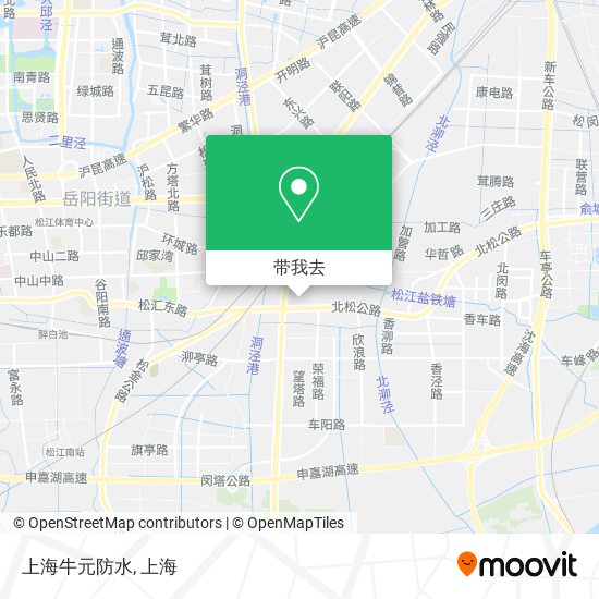 上海牛元防水地图