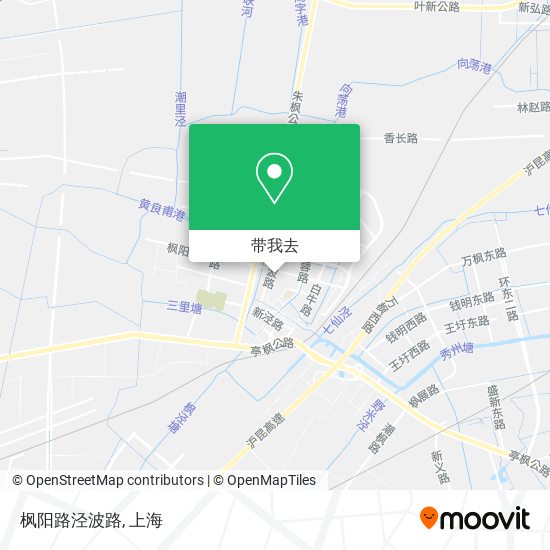 枫阳路泾波路地图