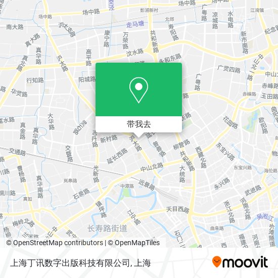 上海丁讯数字出版科技有限公司地图