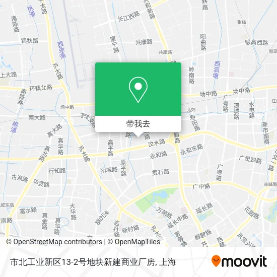 市北工业新区13-2号地块新建商业厂房地图