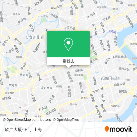 欣广大厦-正门地图