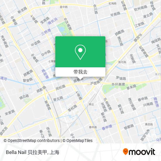 Bella Nail 贝拉美甲地图