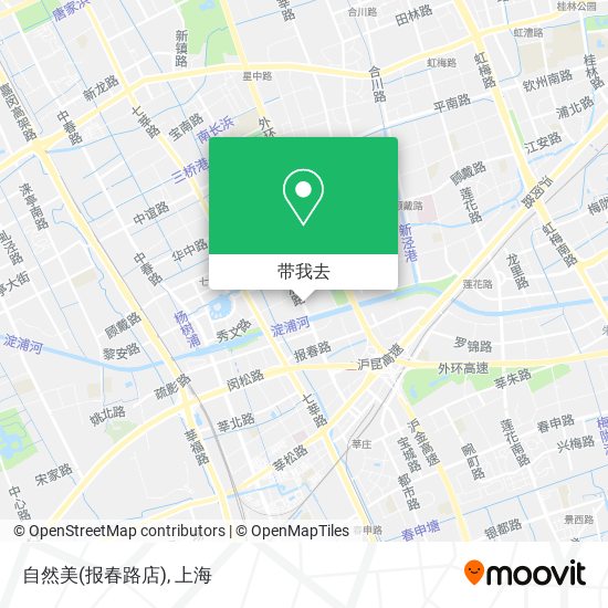 自然美(报春路店)地图