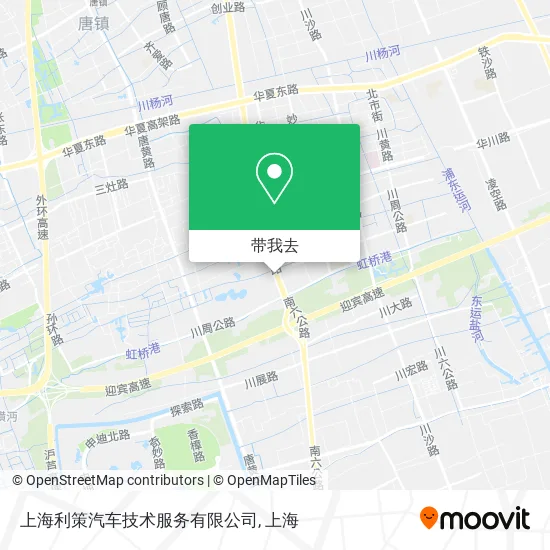 上海利策汽车技术服务有限公司地图
