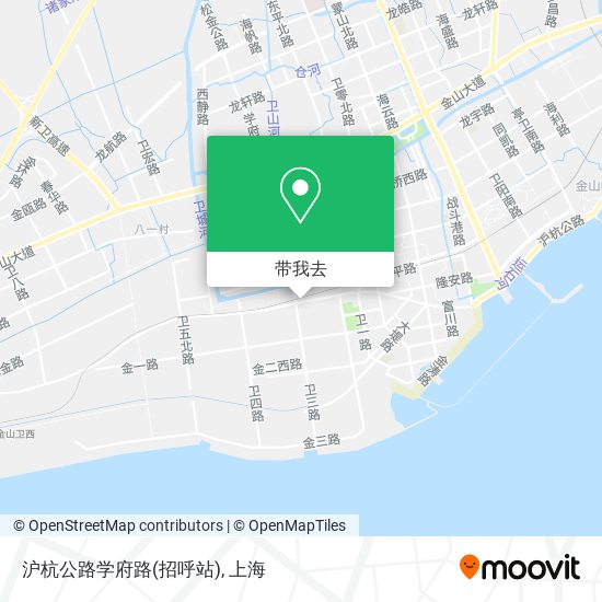 沪杭公路学府路(招呼站)地图
