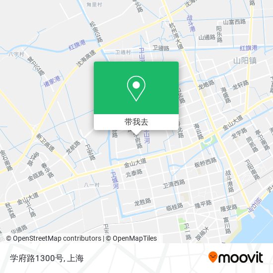 学府路1300号地图