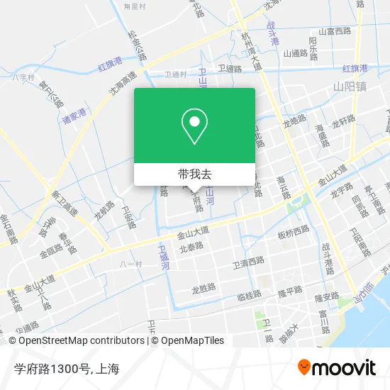 学府路1300号地图