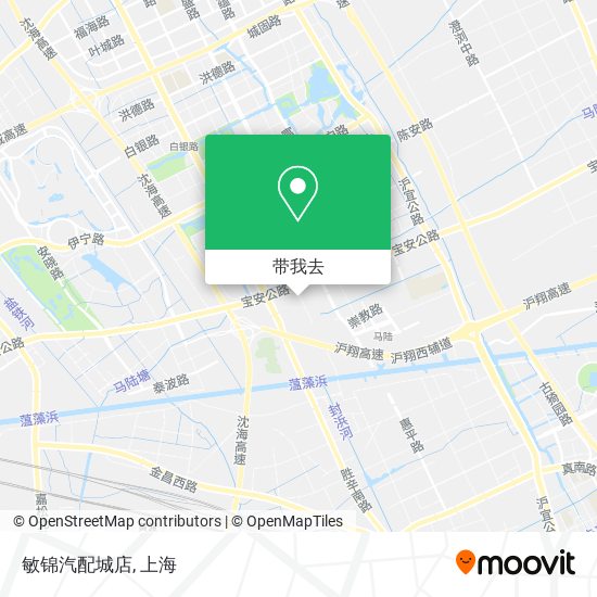 敏锦汽配城店地图