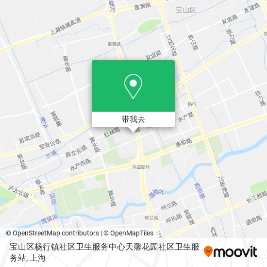宝山区杨行镇社区卫生服务中心天馨花园社区卫生服务站地图