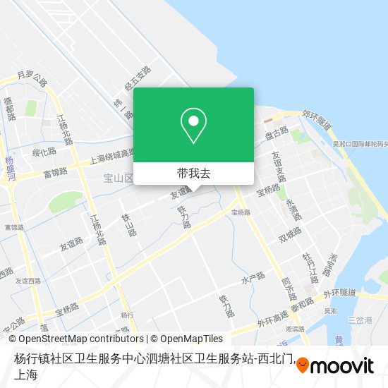 杨行镇社区卫生服务中心泗塘社区卫生服务站-西北门地图