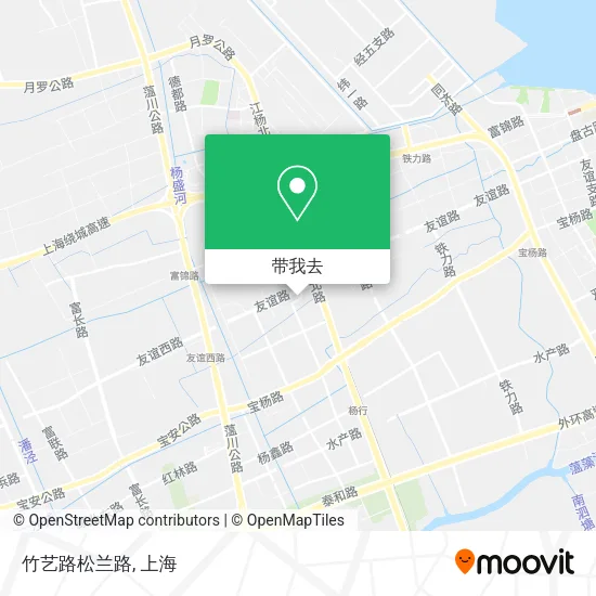 竹艺路松兰路地图