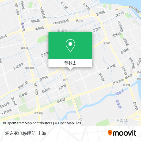 杨东家电修理部地图