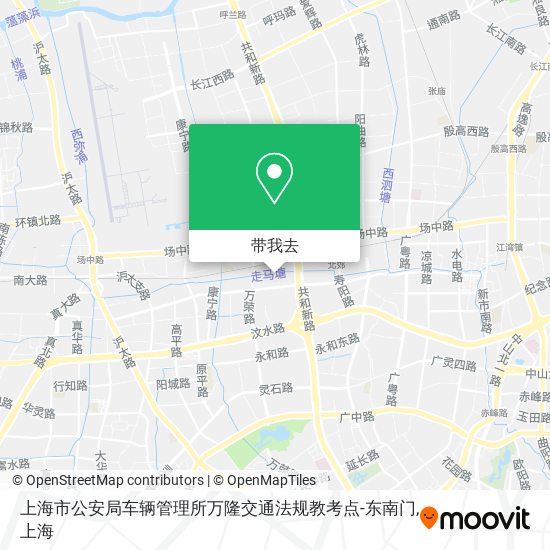 上海市公安局车辆管理所万隆交通法规教考点-东南门地图