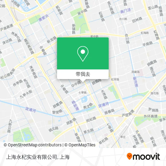 上海永杞实业有限公司地图